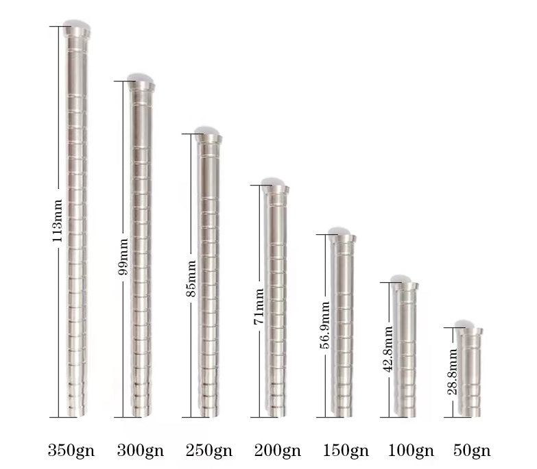 Precision Series: 304 Stainless Steel Long Arrow Inserts – 6.2mm (.244") Standard Fit