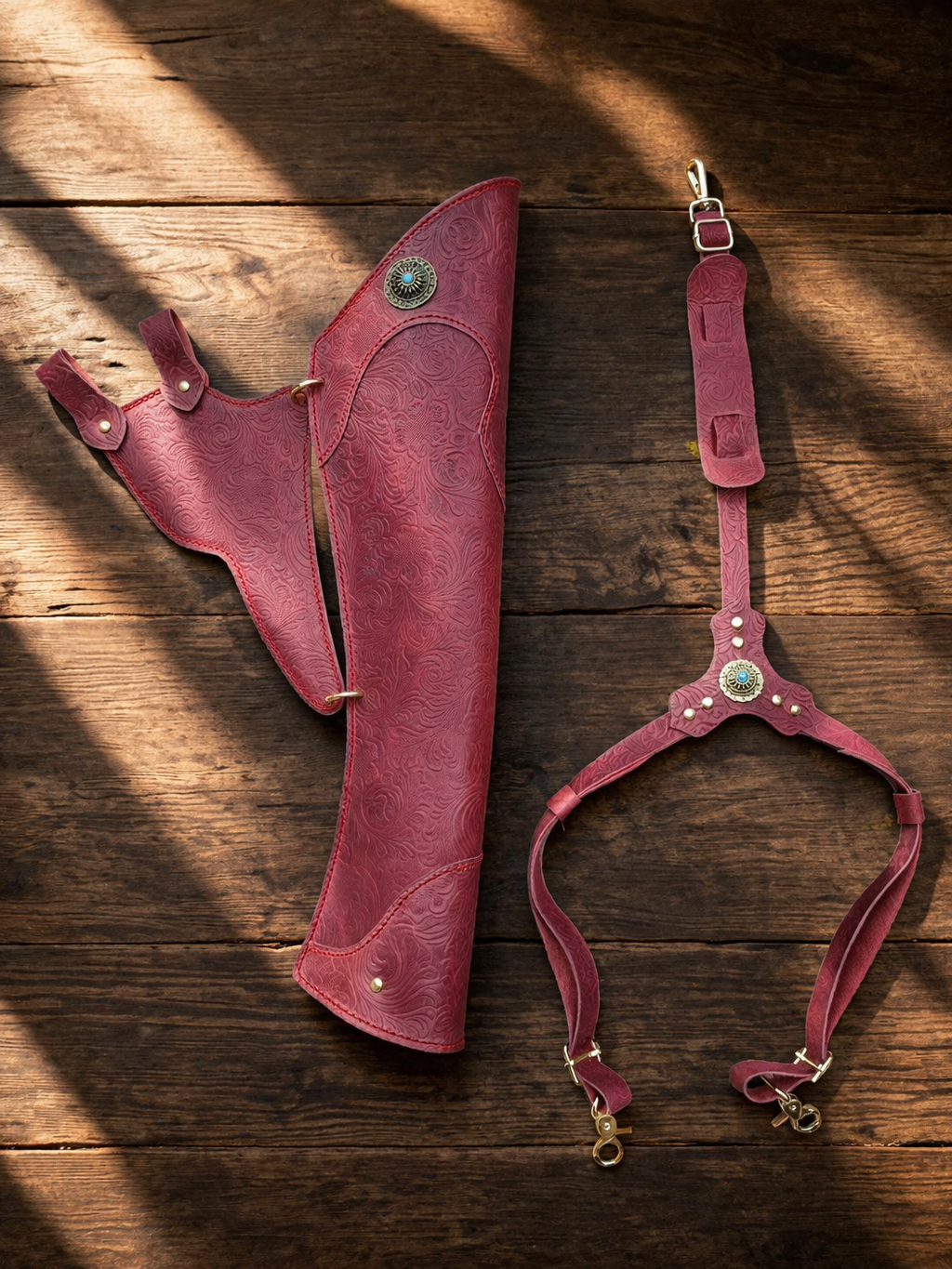 Master Artisan Leather Quiver – Convertible Back/Side Edition