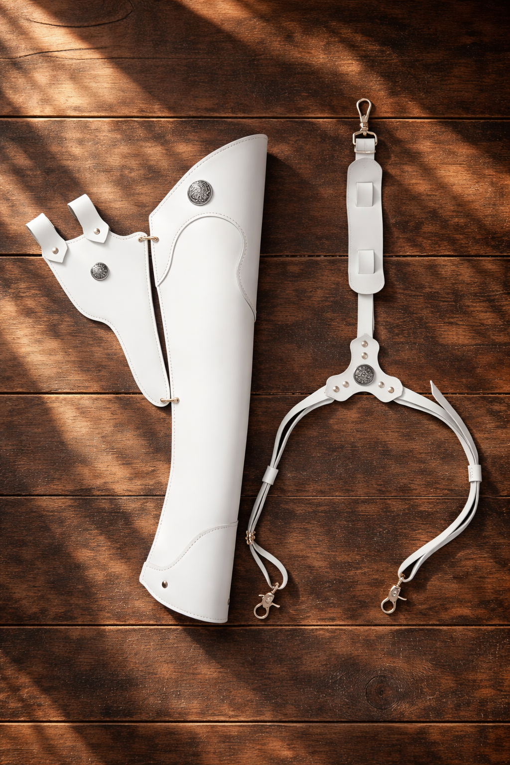 Master Artisan Leather Quiver – Convertible Back/Side Edition