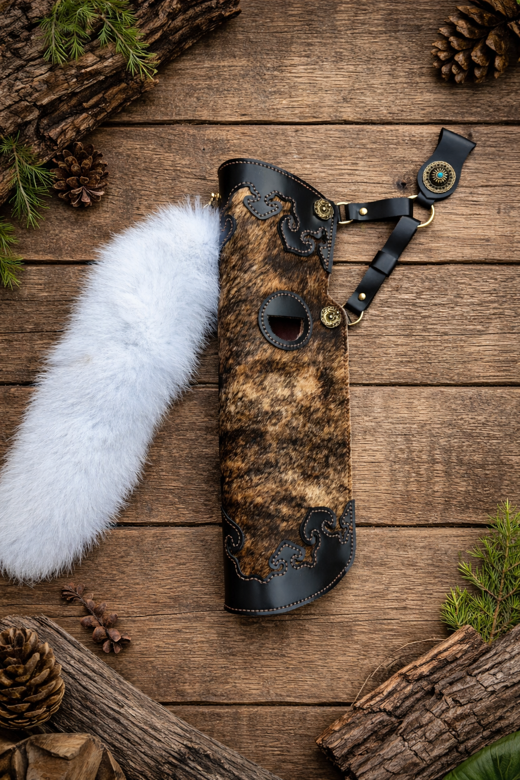 The "Song Dynasty" Heritage Leather Quiver – Master Artisan Edition