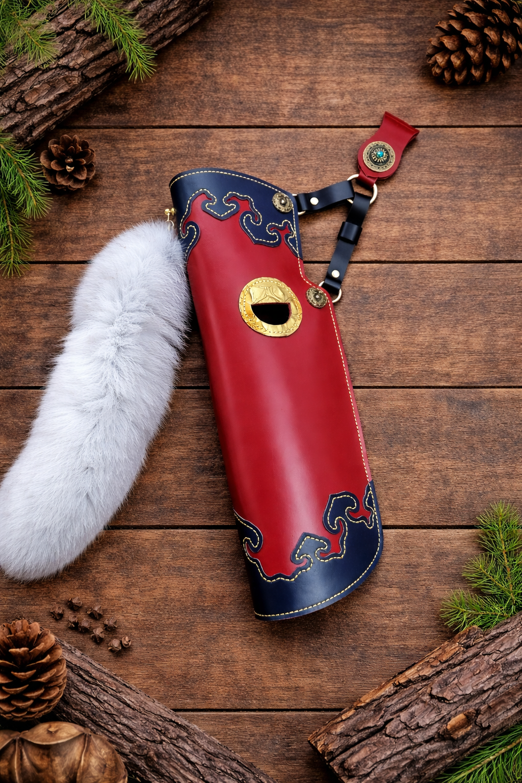 The "Song Dynasty" Heritage Leather Quiver – Master Artisan Edition