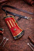 "Imperial Guard" Ming Dynasty Quiver – Artisan Hand-Stitched Leather
