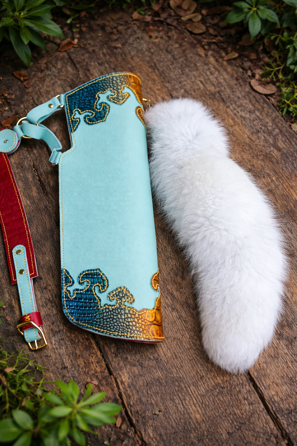 "Man Jiang Hong" – Yue Fei Tribute: Song Dynasty Imperial Triple-Layered Leather Quiver & Belt Set