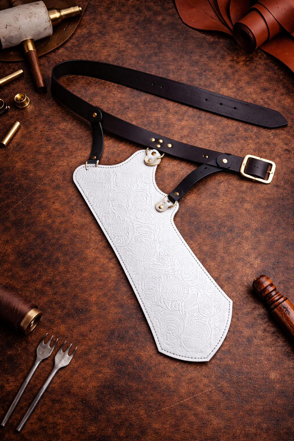 The "Sultan's Emerald" Artisan Ottoman Quiver & Bespoke Belt Set