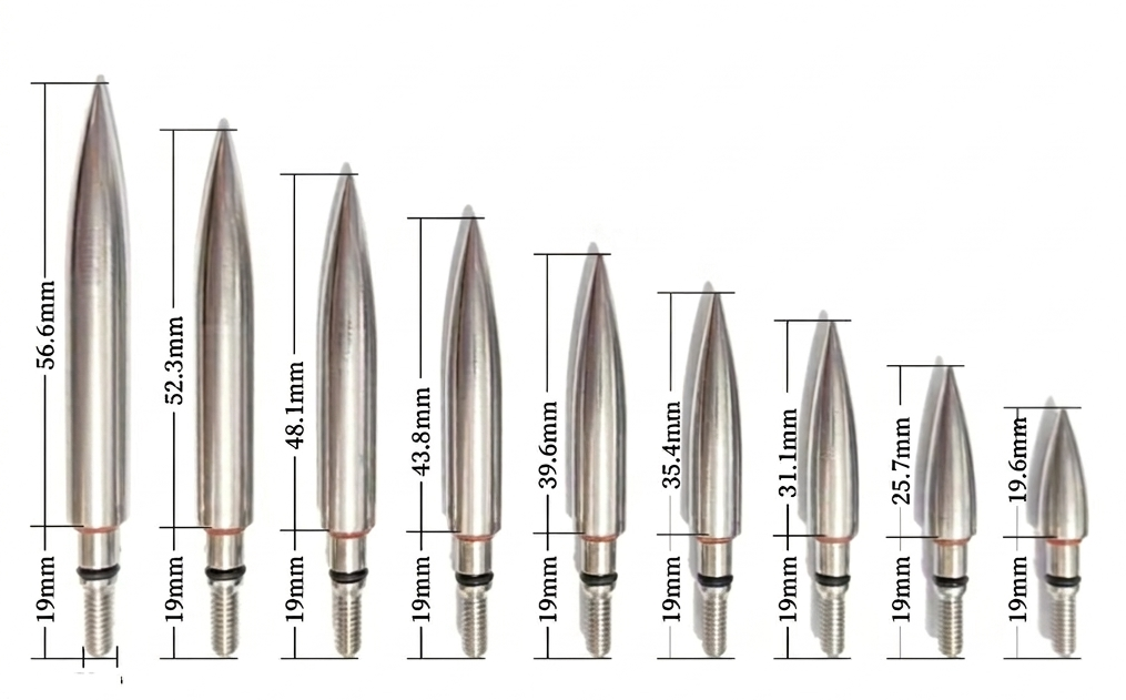 Precision Series: Stainless Steel Target Points – Competition Grade(Pack of 12)