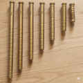 Pro-Grade Heavy Brass Arrow Inserts – 6.2mm (.244") Standard Fit